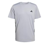 Adidas Tech Essentials Workout 3 Stripes Short Sleeve T-shirt Bianco 2XL Uomo