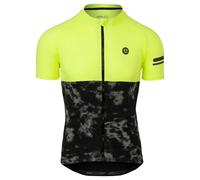 Agu Duo Essential Short Sleeve Jersey Giallo,Nero L Uomo Neon Yellow Reflective