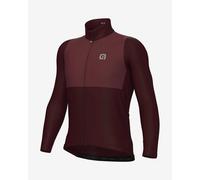 Maglia Alé Off Road Gravel Dual manica lunga rosso scuro - L