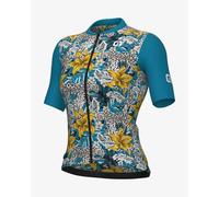 Ale' Maglia Ciclismo Donna Hibiscus Cobalt Green Donna XS