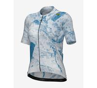 Maglia Alé PR.E Marble manica corta blu bianco grigio donna - L