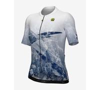 Maglia Alé PR.E Quartz manica corta bianco blu donna - L