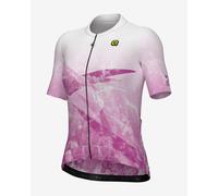 Maglia Alé PR.E Quartz manica corta viola bianco donna - M