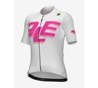 Maglia Alé PR-E Sauvage manica corta bianca logo lilla donna - XL