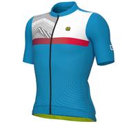 Maglia Ale PR-S Zig Zag - Azzurro S / Azzurro