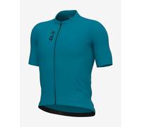 Alé Cycling Maglia da Ciclismo a Maniche Corte Pragma Color Block da Uomo, eucalipto, XL