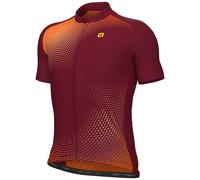 Maglia Ale Pragma Optical - Bordeaux L / Rosso