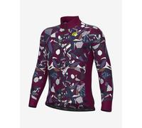 Maglia Alé PRAGMA Over manica lunga bordeaux - L