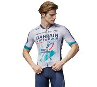 Ale Prime Bahrain Victorious 2024 Short Sleeve Jersey Bianco M Uomo White
