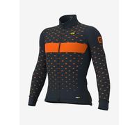 Maglia Alé PRR Stars manica lunga grigio scuro arancione fluo - M