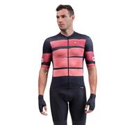 Ale Track Short Sleeve Jersey Rosso S Uomo Bordeaux