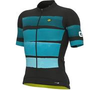Ale Track Short Sleeve Jersey Blu L Uomo Green