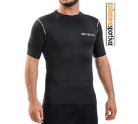 MAGLIA ALLENAMENTO GIVOVA CORPUS 2 MANICA CORTA BODY FIT MAE011 - col. nero