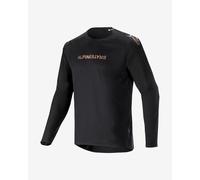 Alpinestars A-Aria Polartec Switch Maglia da bicicletta a maniche lunghe, nero-oro, taglia XL per maschi