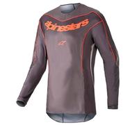 maglia alpinestars fluid lurv 23 grigio / rosso S