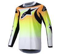 Maglia Alpinestars Fluid Wurx Motocross giallo e nero XL