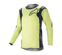 §Maglia Cross Alpinestars Racer Hoen Blu Scuro-Verde Fluo§
