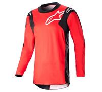 maglia alpinestars racer hoen - rosso / nero XL