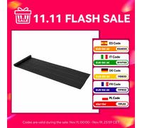 Maglia anti-erba Outsunny Maglia geotextile 1X50 m Rete da giardino contro le erbacce 100 G/M2 Rotolo di rete anti-erba Nero