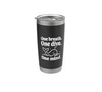 Maglia apnea: One Breath - One Dive, One Mind. Apnea Bicchiere termico in acciaio inox doppia parete