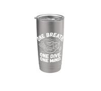Maglia apnea: One Breath - One Dive, One Mind. Apnea Bicchiere termico in acciaio inox doppia parete