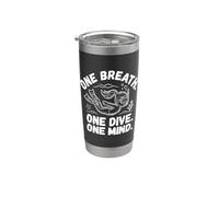 Maglia apnea: One Breath - One Dive, One Mind. Apnea Bicchiere termico in acciaio inox doppia parete
