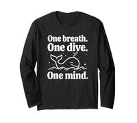 Maglia apnea: One Breath - One Dive, One Mind. Apnea Maglia a Manica