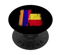 Maglia Armenia Belgio Mezza Bandiera Armena Belga PopSockets PopGrip Adesivo