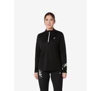 Maglia ASICS Icon Half Zip manica lunga nero donna - M