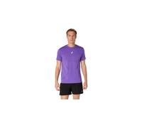 Maglia asics road seamless manica corta uomo viola