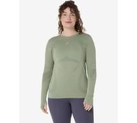 Maglia ASICS Road Seamless manica lunga verde argilla donna - S