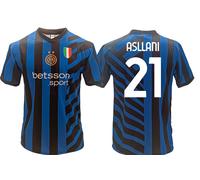 Maglia Asllani Inter Home 2024 2025 Nerazzurra ufficiale Due Stelle