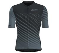 Maglia Santini Astro manica corta nero grigio scuro - L