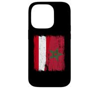 Maglia Austria Marocco Half Flag Austria Marocchino Heritage Jersey Custodia per iPhone 14 Pro