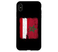 Maglia Austria Marocco Half Flag Austria Marocchino Heritage Jersey Custodia per iPhone XS Max
