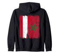 Maglia Austria Marocco Half Flag Austria Marocchino Heritage Jersey Felpa con Cappuccio