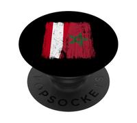 Maglia Austria Marocco Half Flag Austria Marocchino Heritage Jersey PopSockets PopGrip Adesivo