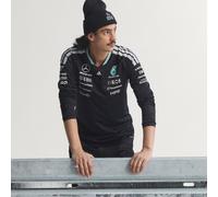 MAGLIA AUTENTICA A MANICHE LUNGHE MERCEDES-AMG PETRONAS FORMULA 1 TEAM DRIVER Black L