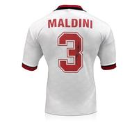 Maglia away del Milan 1994 autografata da Paolo Maldini