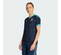 Adidas Germany 26/27 Away Woman Short Sleeve T-shirt Blu S Donna