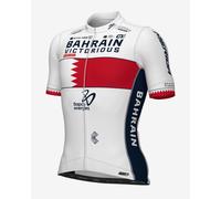 Maglia Bahrain-Victorious Champion Prime 2024 manica corta bianco rosso - S