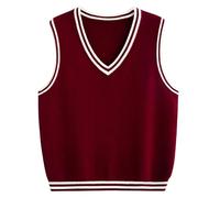 Maglia Bambina 4 Anni, Maglioni per Bambini in Stile Preppy Gilet per La Scuola Abbigliamento Casual Comodo per Bambini Bambini Piccoli e Adolescenti (3-4 Years)