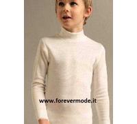 Maglia bambina Liabel manica lunga a lupetto in caldo misto lana art 5149-163R