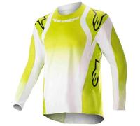 maglia bambini alpinestars youth racer push - giallo / bianco L