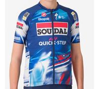 Maglia bambino Castelli Soudal Quick-Step 2025 Aero 6 Anni / Blu