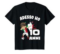 Maglia Bambino Compleanno Calcio Adesso Ho 10 Anni Maglietta