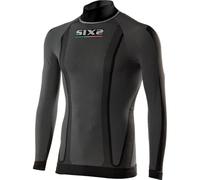 Maglia Lupetto Intima Tecnica Termica Bambino Sixs K-TS3 Nero Carbon 10 ANNI