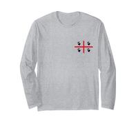 Maglia Bandiera Sardegna - Sardegna Quattro Mori - Sardinian Pride Maglia a Manica