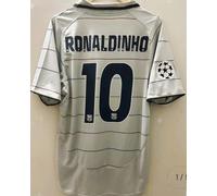 MAGLIA BARCELLONA RONALDINHO 10 CALCIO BARÇA SHIRT 03 04 JERSEY RETRÒ MAILLOT