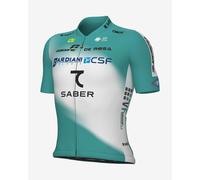 Maglia Bardiani CSF 7 Saber 2026 Prime manica corta turchese bianco - S